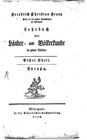 Theil 1, [Schülerbd.]: Europa