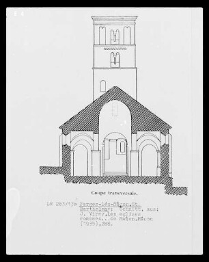 Farges-lès-Mâçon, Saint-Barthélemy: Querschnitt