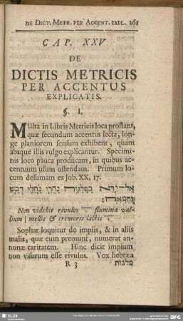 Cap. XXV. De Dictis Metricis Per Accentus Explicatis