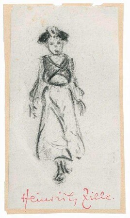 Mädchen mit Weste und Haube