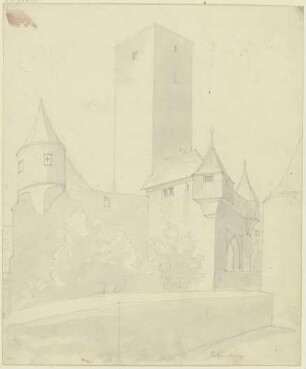 Bergfried der Burg Rothenburg ob der Tauber