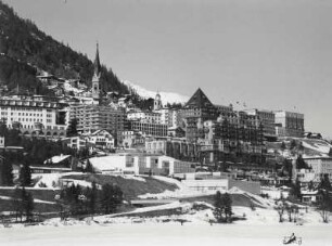 Blick auf St. Moritz