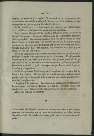 II - [La ciudad de Madrid]