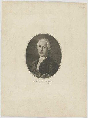 Bildnis des J. A. Hasse