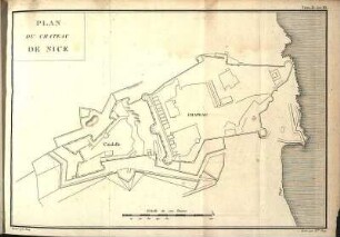 Plan Du Château De Nice.
