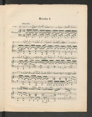 Melodie 8. [Piano.]