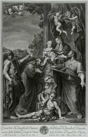 Annibale Carracci: Die Madonna mit Matthäus