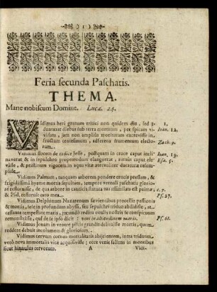Feria secunda Paschatis.