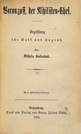 Neue Erzählungen für Volk und Jugend, 78