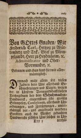 1065-1076, Vorwort. 1. - 10.