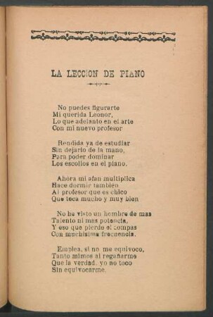La lección de piano