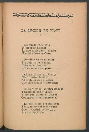 La lección de piano