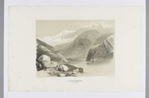 Le Lac de Matemar, Blatt 7 der Folge "Zwölf Ansichten von Monte Rosa und Vispertal"