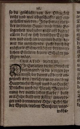 Curatio Morbi
