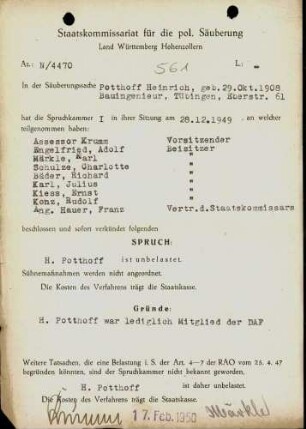 Potthoff, Heinrich