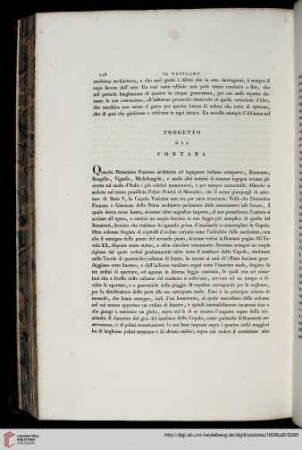 Progetto del Fontana