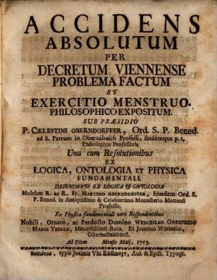 Accidens absolutum