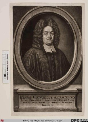 Bildnis Jesaias Friedrich Weißenborn
