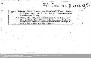 Literatura Germanica recentior B 2886,18.h