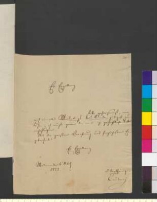 Brief von Coudray, Clemens Wenzeslaus an Goethe, Johann Wolfgang von