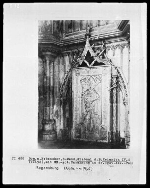 Grabmal des Bischofs Heinrich IV, gestorben 1492
