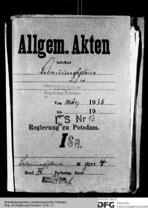 Bestimmungen über Bebauungspläne, Straßenanlagen, Pflasterungen und Bürgersteige