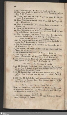 Zur niederländischen Schule
