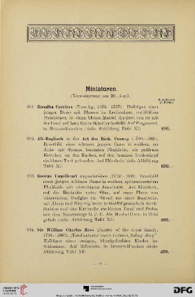 Miniaturen (Nr. 331-457)