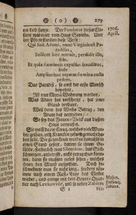 279-297, 1706, Majus./Junius.
