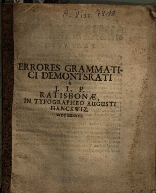Errores Grammatici