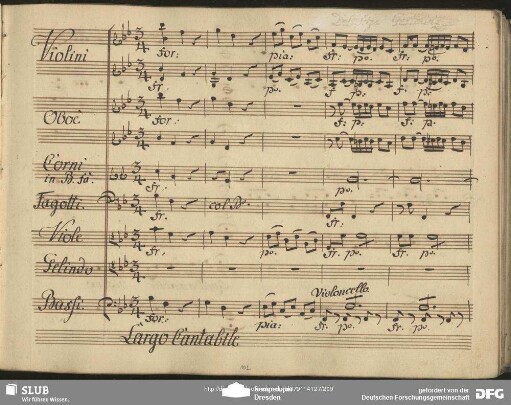 Einlage Aria (Friedrich Christoph Gestewitz): "Quel amabile visino"