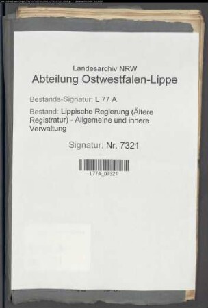Truppenverpflegung im Amt Schötmar
