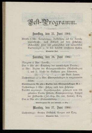 Fest-Programm