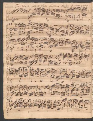 Komm heiliger Geist Herre Gott; org; F-Dur; BWV 651
