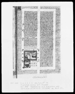 Digestum vetus mit Glosse — Fallbeispiel?, Folio 257