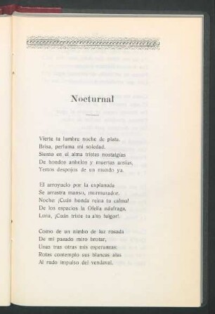 Nocturnal