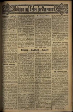 Dritte Ausgabe vom Sonntag, den 27. Juli 1930.