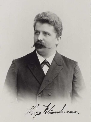 Porträt Hugo Wünschmann (1859-1908; Hornist)