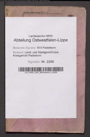 Erblasser: Möller, Friedrich Wilhelm; Erblasser: Möller, Catharina, geb. Schaefers: