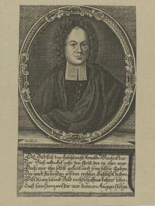 Bildnis des Gottfried Arnold