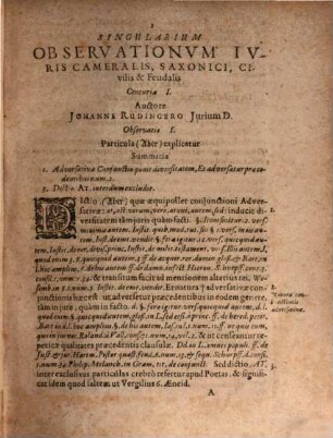 Singularium Observationum Iuris ... Centuriae quinque