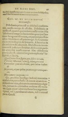 Cap. 26. De Distributione ex caussis.