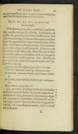 Cap. 26. De Distributione ex caussis.