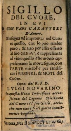 Sigillo del cuore