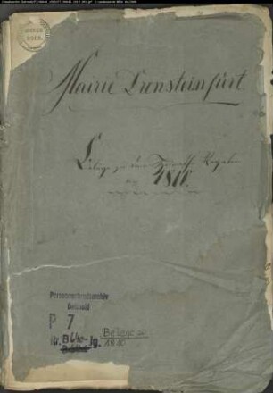 Zivilstandsregister der Munizipalität Drensteinfurt (GHT 1810). (Gemeinde: Drensteinfurt, Kreis Lüdinghausen)