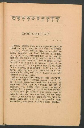 Dos cartas