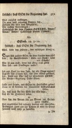 60. Offenb. 19,5-10. ...