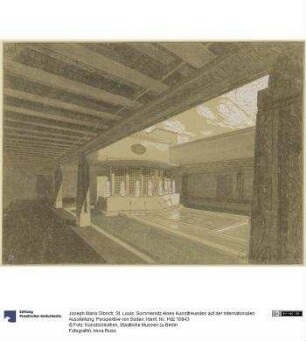 St. Louis, Sommersitz eines Kunstfreundes auf der internationalen Ausstellung, Perspektive von Süden