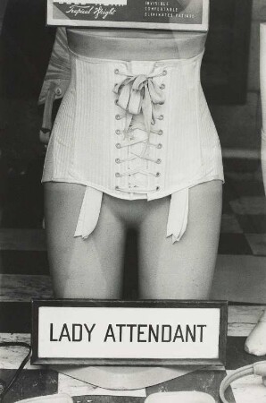 "Lady attendant"