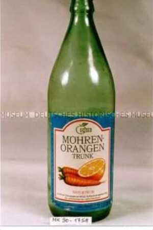 Flasche für "MÖhren-Orangen-Trunk"
